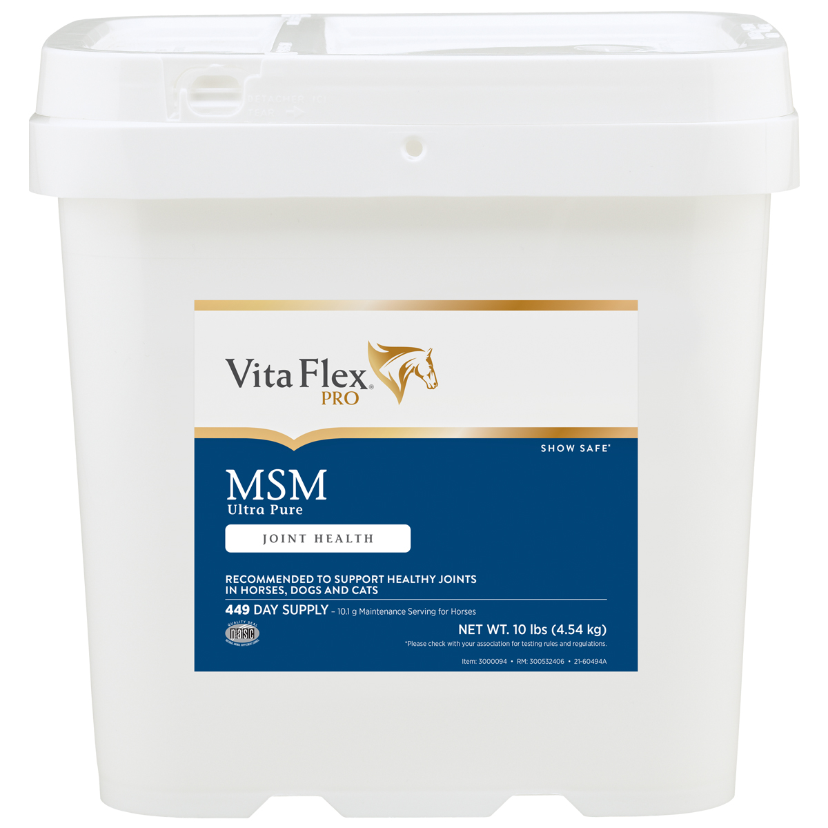 Vita Flex Pro MSM Ultra Pure 10lb bucket